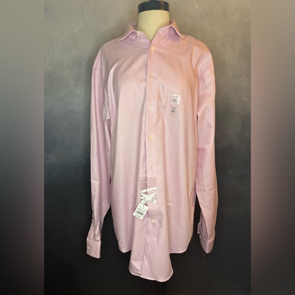 Calvin Klein Infinite Non-Iron Dress Shirt – Pink – Size 16½ 36/37 NWT!